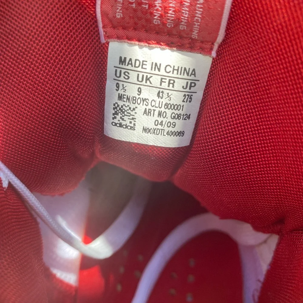 Adidas TS Commander LT G08124 Red White Basketball Shoes - Picture 7 of 8